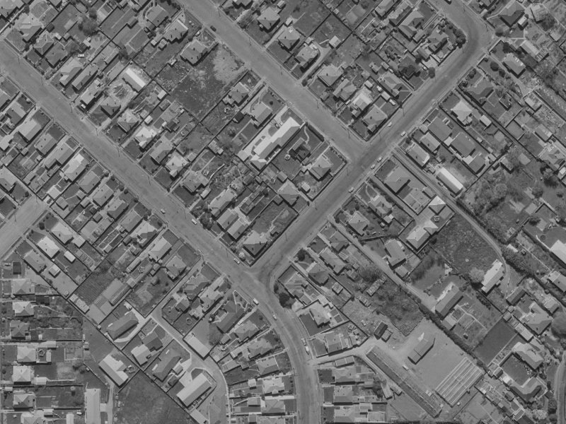 7 Croydon Street from the air, 1970-1974