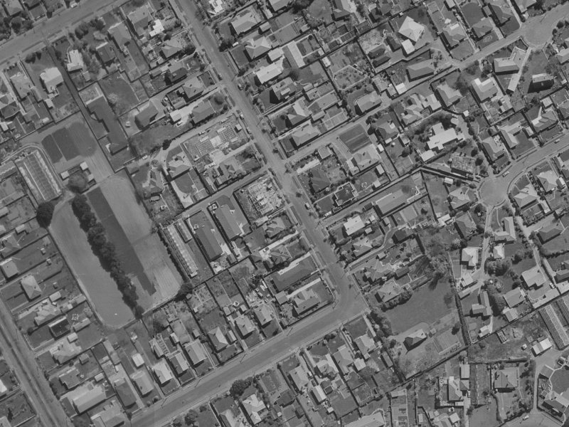 28 Prossers Road from the air, 1970-1974