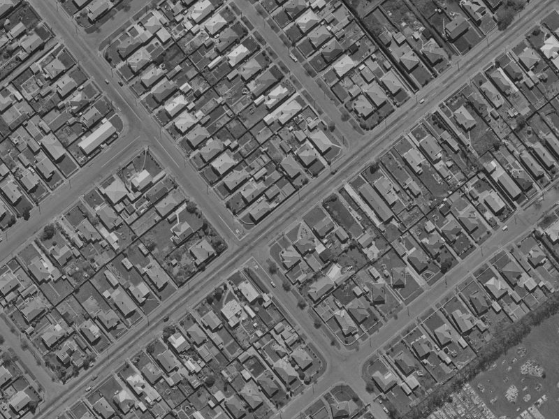 59 Milton Street from the air, 1970-1974