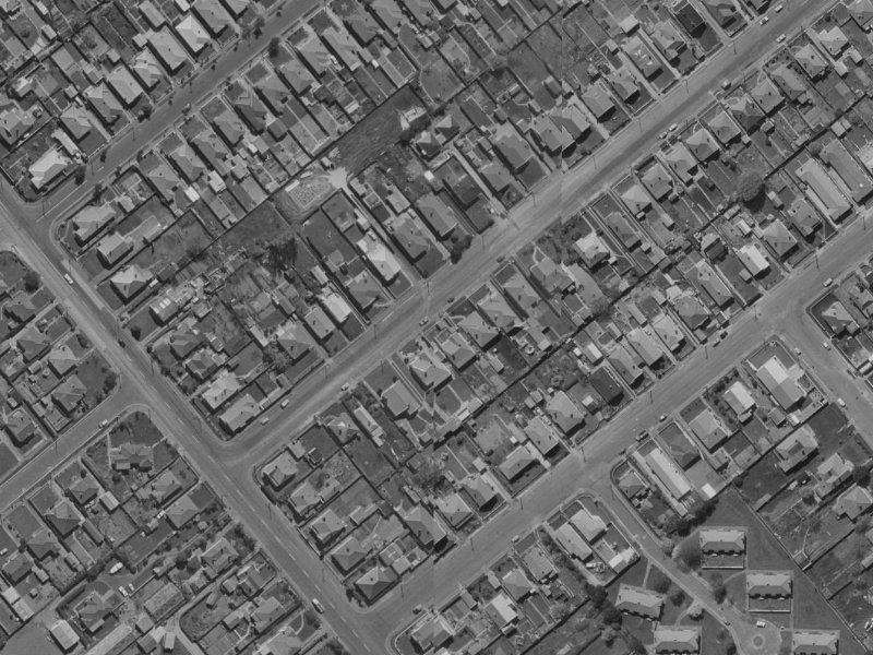 22 Leitch Street from the air, 1970-1974