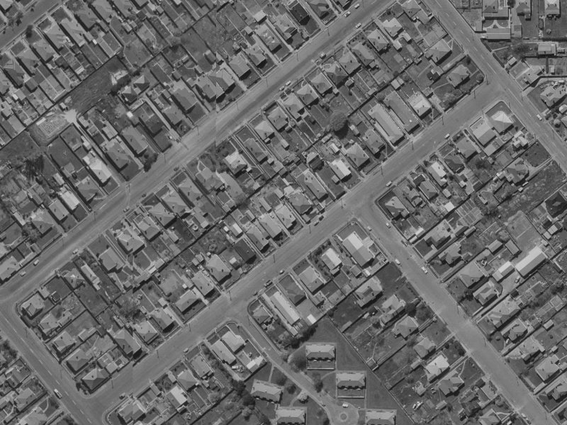 29 Dunn Street from the air, 1970-1974