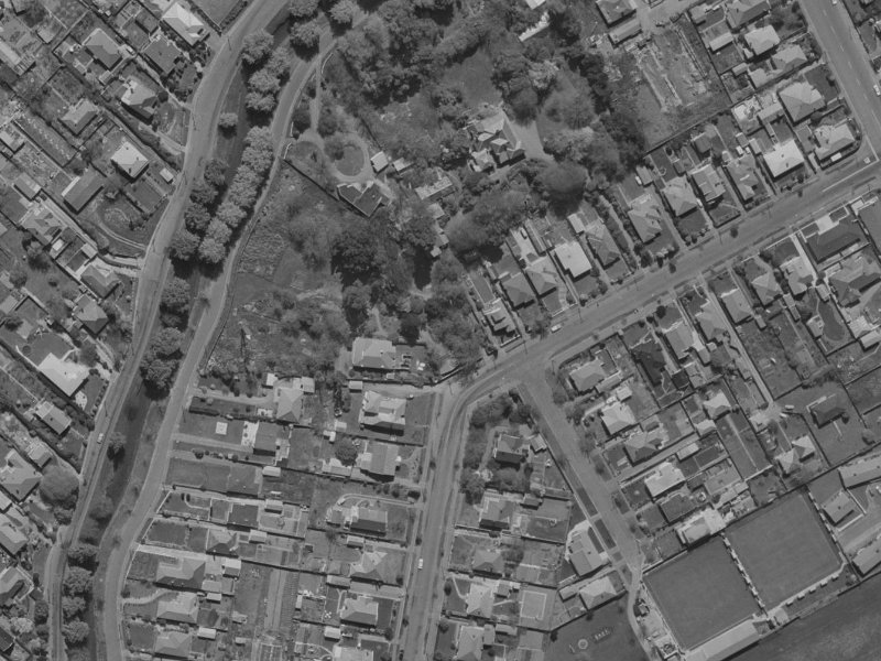 63A Saint Martins Road from the air, 1970-1974