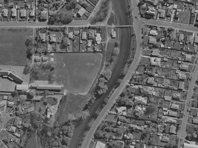 5 Louisson Place from the air, 1970-1974