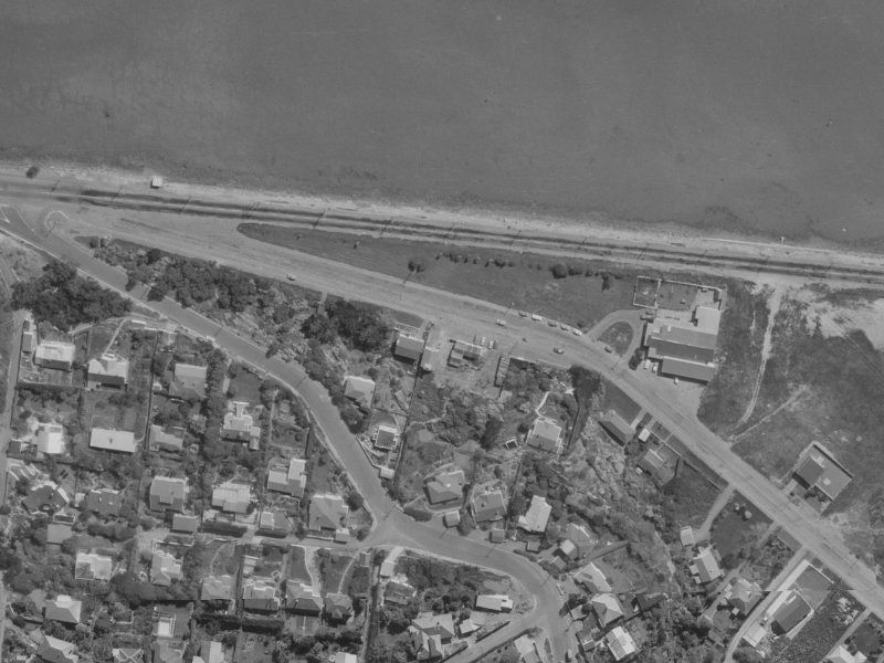 6 Mccormacks Bay Road from the air, 1970-1974
