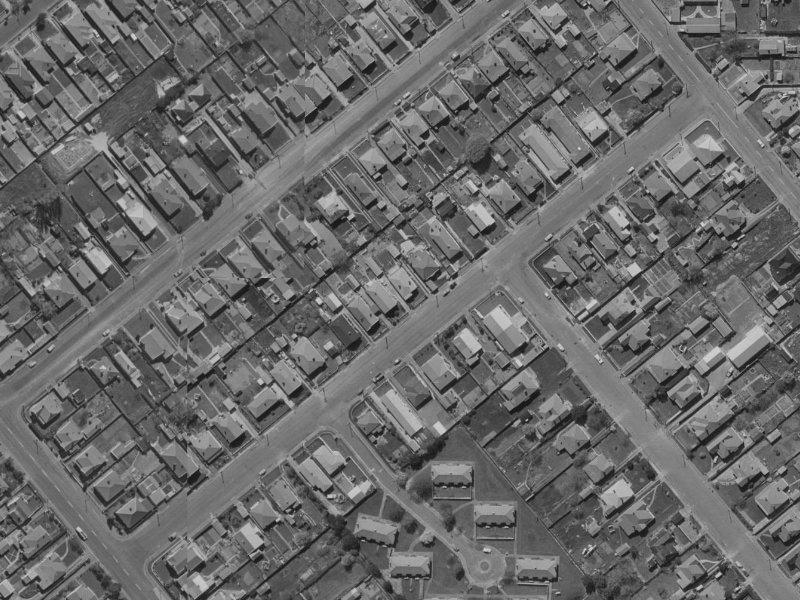 27 Dunn Street from the air, 1970-1974