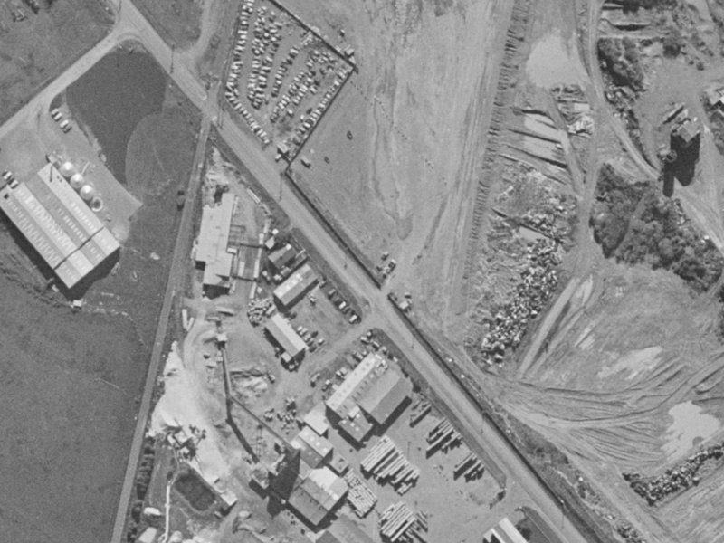 628-632 Halswell Jct Road from the air, 1970-1974