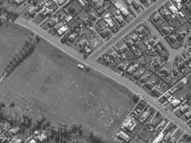 2 Neville Street from the air, 1970-1974