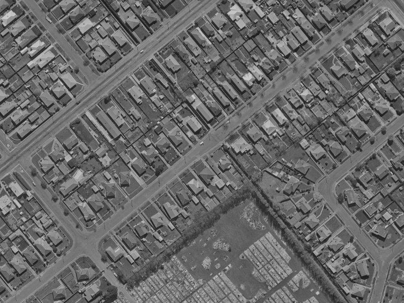 50 Roker Street from the air, 1970-1974