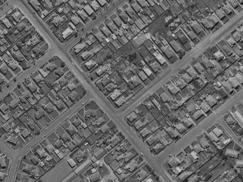 102 Selwyn Street from the air, 1970-1974