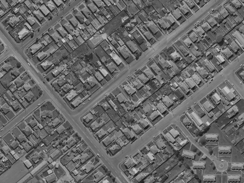 14 Leitch Street from the air, 1970-1974