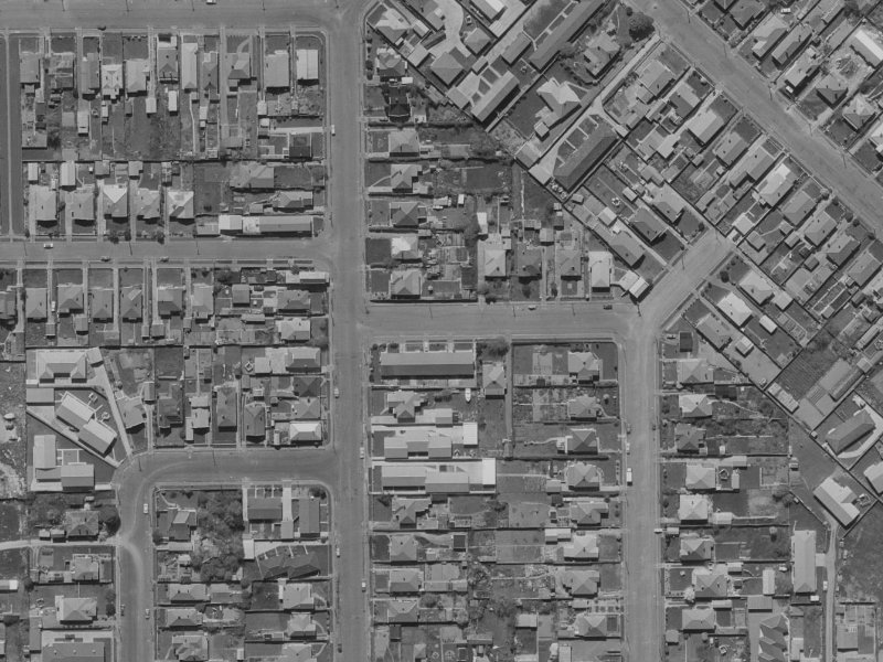 6 Millar Street from the air, 1970-1974