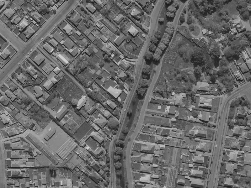 301 Eastern Terrace from the air, 1970-1974