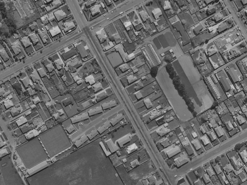 144 Wilsons Road from the air, 1970-1974