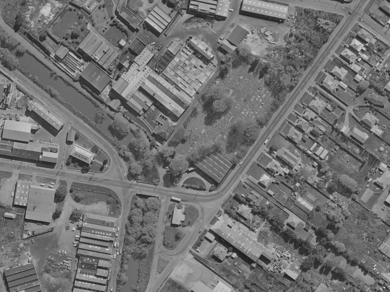 80b Rutherford Street from the air, 1970-1974
