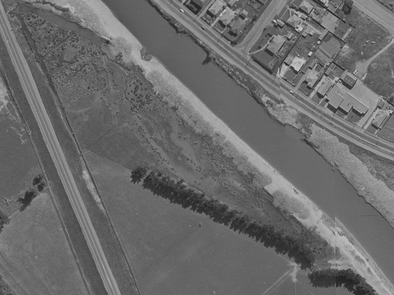 250 Tunnel Road from the air, 1970-1974
