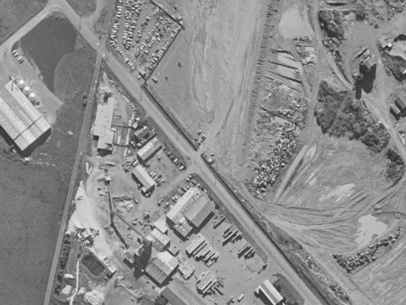 612L Halswell Junction Road from the air, 1970-1974