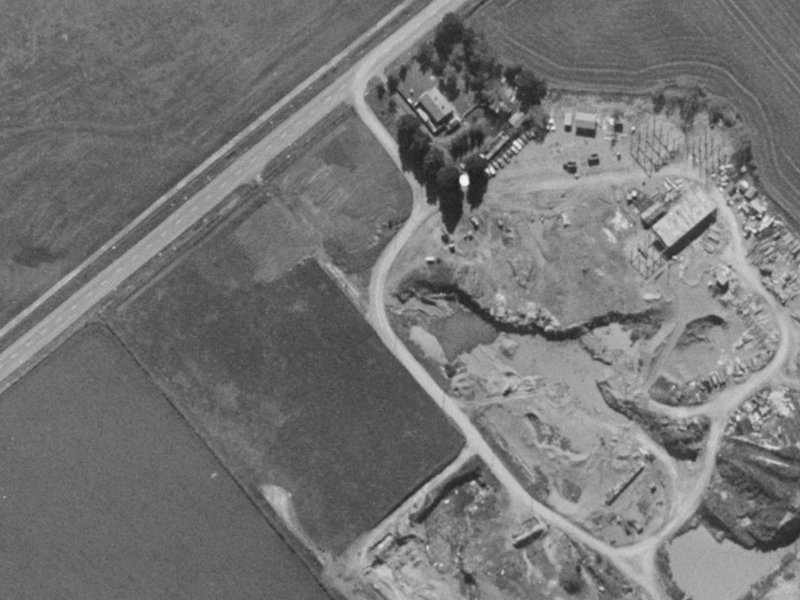 6 Musgrove Close from the air, 1970-1974