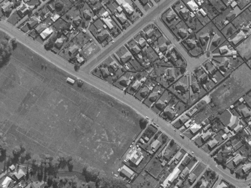 36 Domain Terrace from the air, 1970-1974