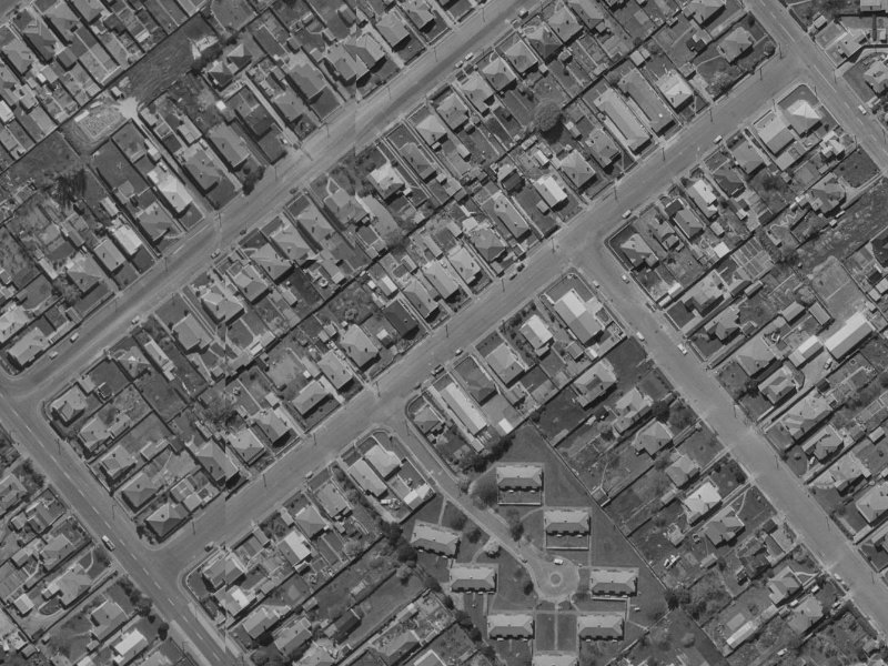 26 Dunn Street from the air, 1970-1974