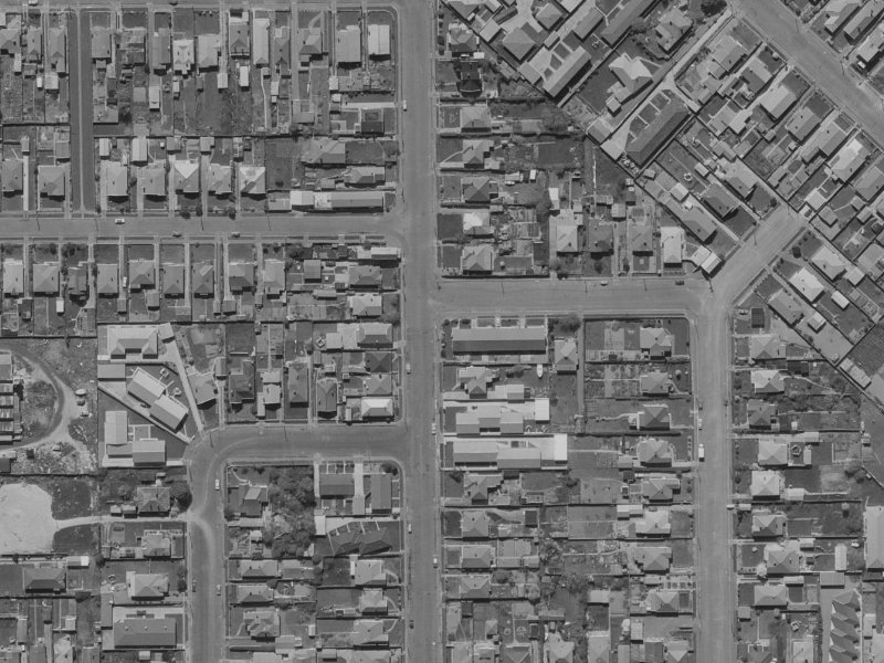 2 Millar Street from the air, 1970-1974