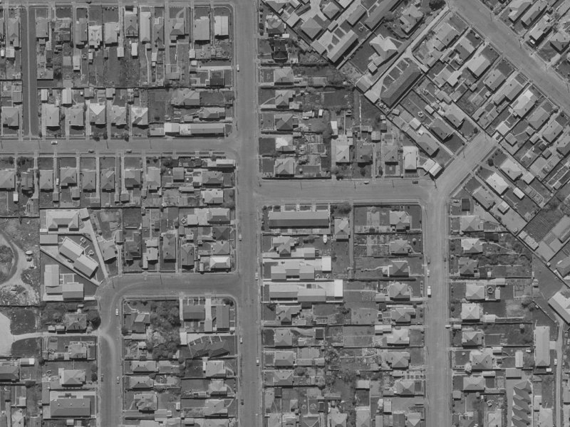 4 Millar Street from the air, 1970-1974