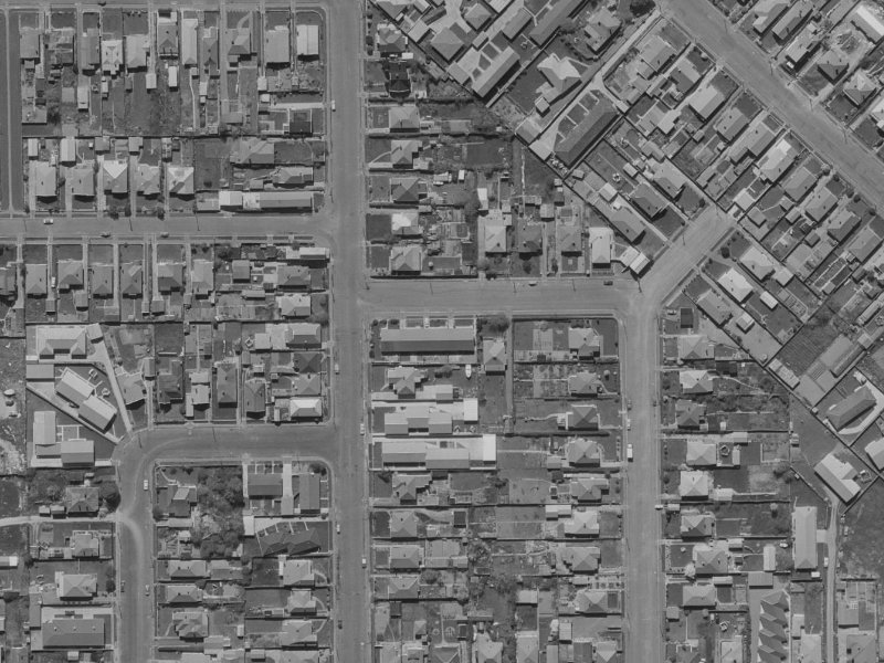 10 Millar Street from the air, 1970-1974