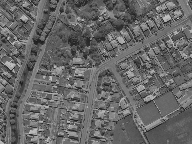 58 Saint Martins Road from the air, 1970-1974