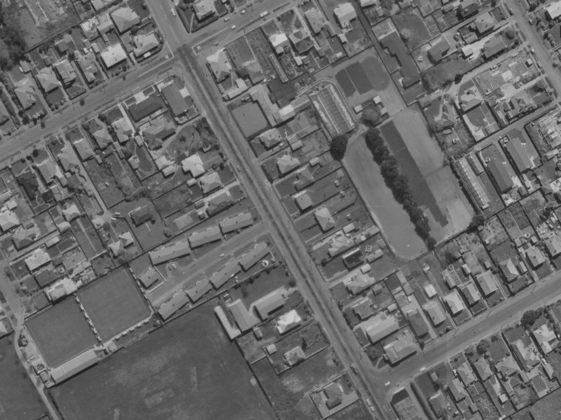 136 Wilsons Road from the air, 1970-1974