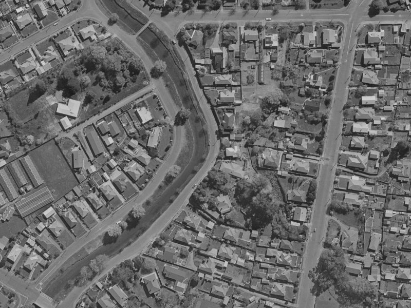 219 Fifield Terrace from the air, 1970-1974