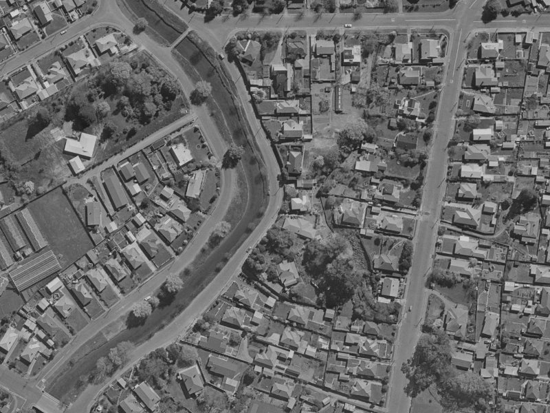 213 Fifield Terrace from the air, 1970-1974