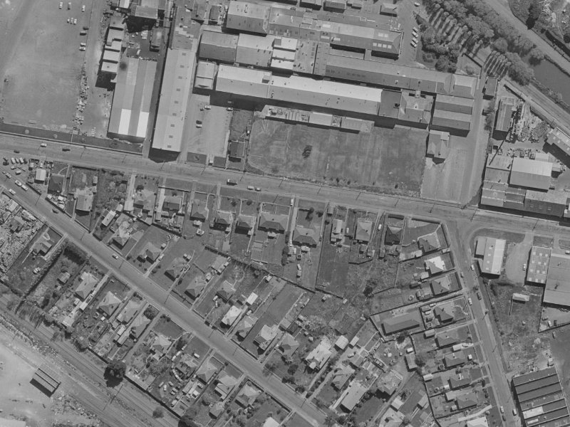 43A Garlands Road from the air, 1970-1974