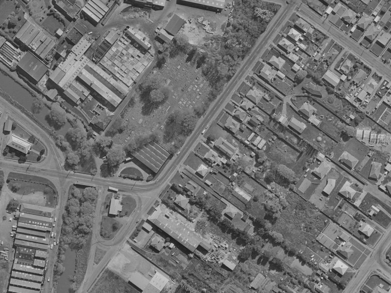 85B Rutherford Street from the air, 1970-1974