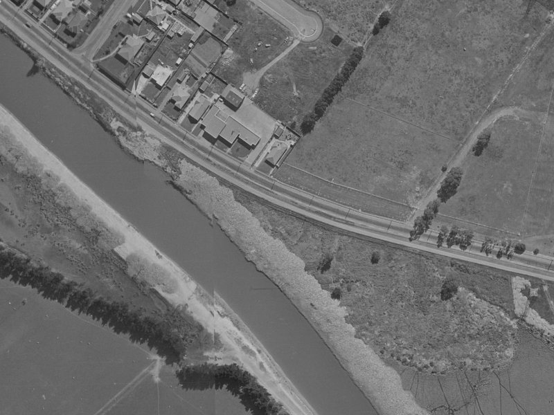 952 Ferry Road from the air, 1970-1974