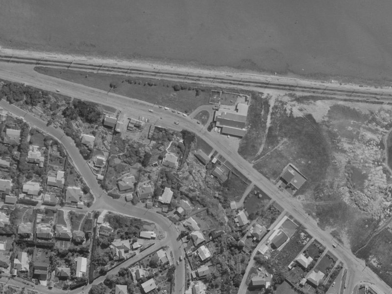 16 McCormacks Bay Road from the air, 1970-1974