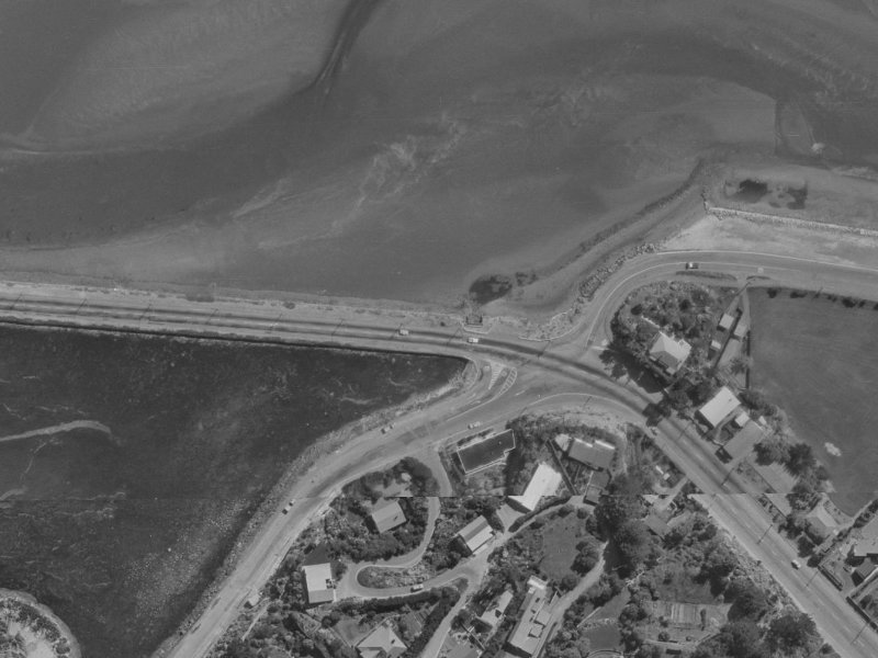 157 McCormacks Bay Road from the air, 1970-1974