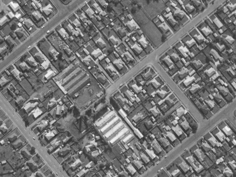 40 Rahera Street from the air, 1970-1974