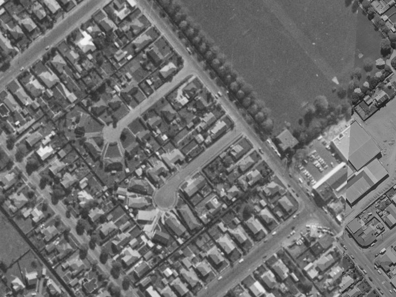 4 Kinver Place from the air, 1970-1974