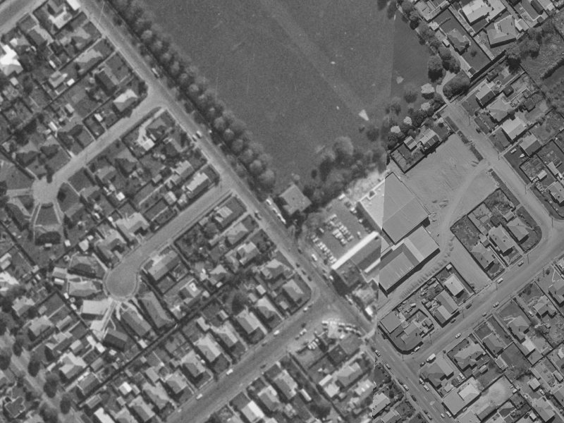 273 Barrington Street from the air, 1970-1974