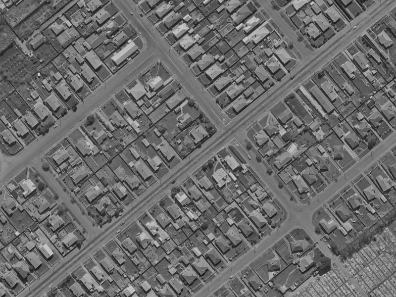 41 Milton Street from the air, 1970-1974