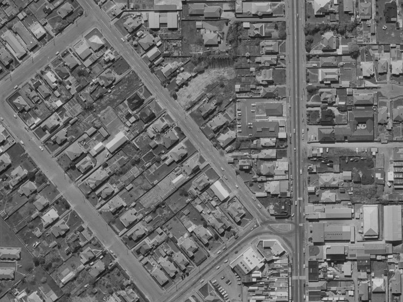 11 Strickland Street from the air, 1970-1974