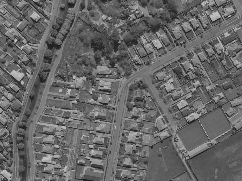 61A Saint Martins Road from the air, 1970-1974
