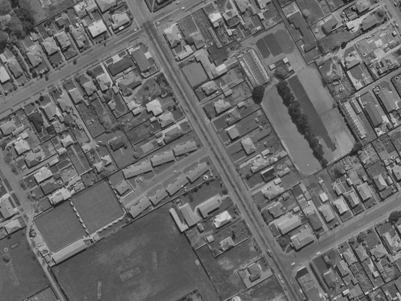 Tiwaiwaka Lane from the air, 1970-1974