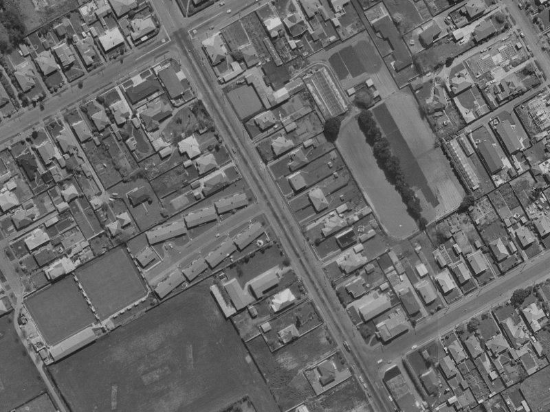 140 Wilsons Road from the air, 1970-1974