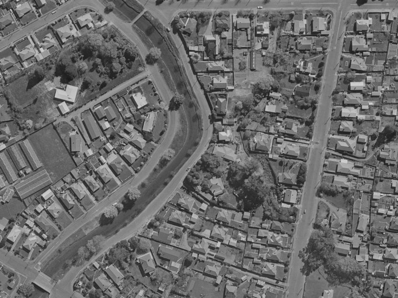 183 Fifield Terrace from the air, 1970-1974