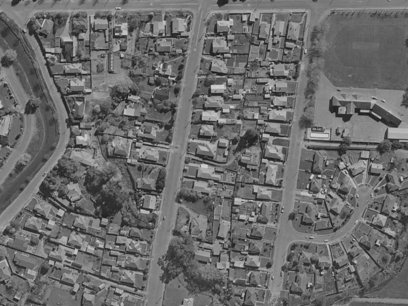 62 Hawford Road from the air, 1970-1974