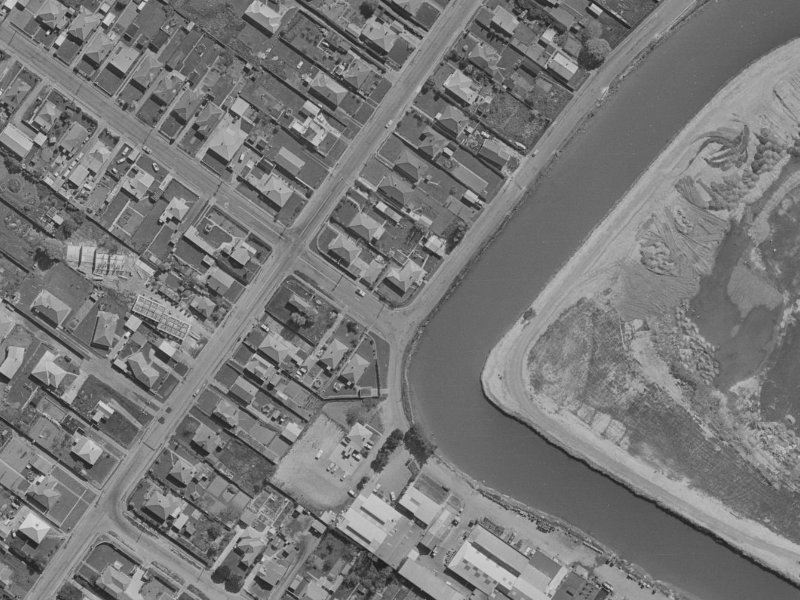 87 Barton Street from the air, 1970-1974