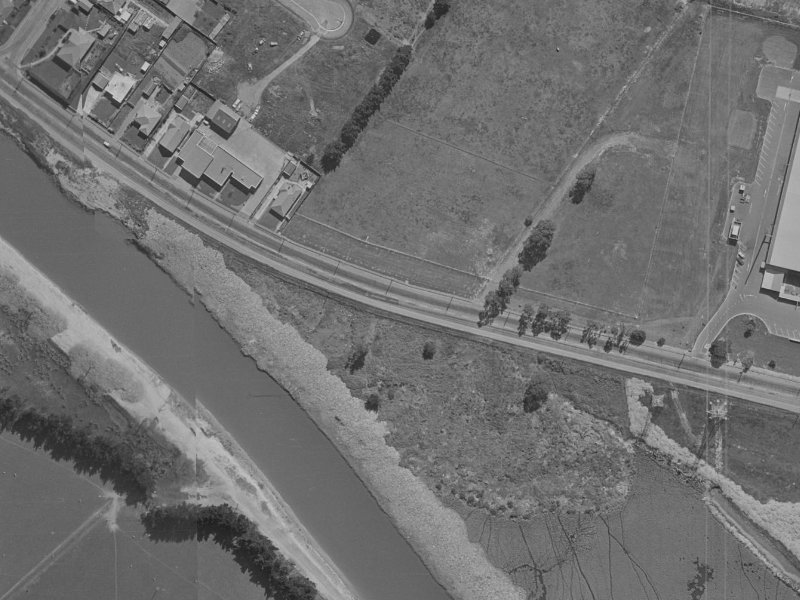 967 Ferry Road from the air, 1970-1974
