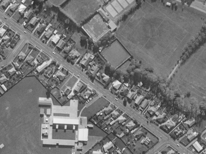 45 Hoon Hay Road from the air, 1970-1974