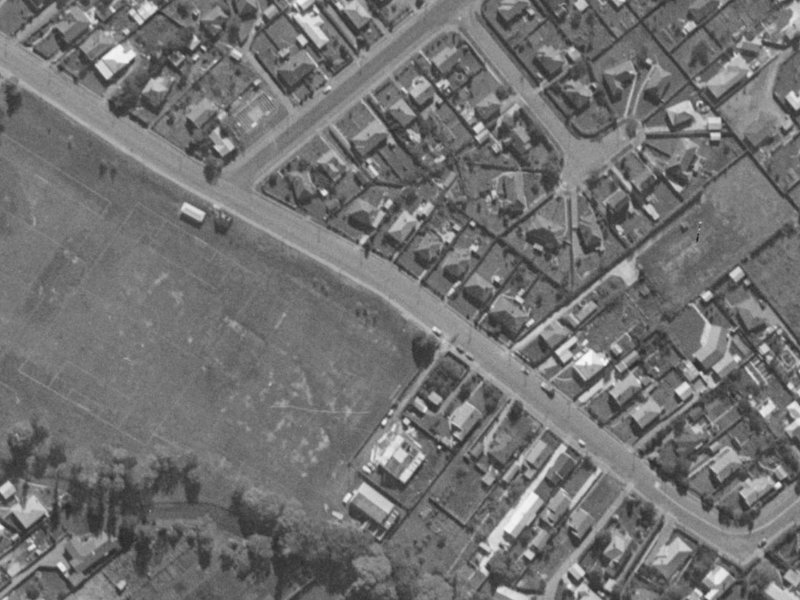 32 Domain Terrace from the air, 1970-1974