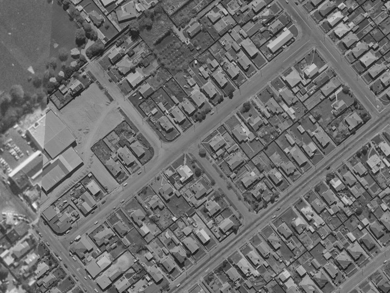 22 Athelstan Street from the air, 1970-1974